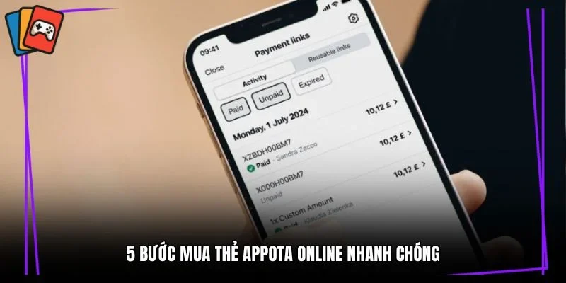 5 Bước mua thẻ Appota online nhanh chóng