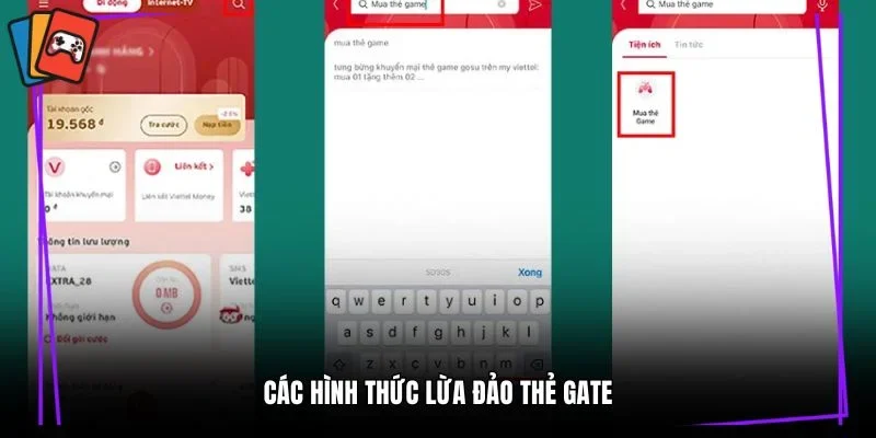 Các hình thức lừa đảo thẻ gate