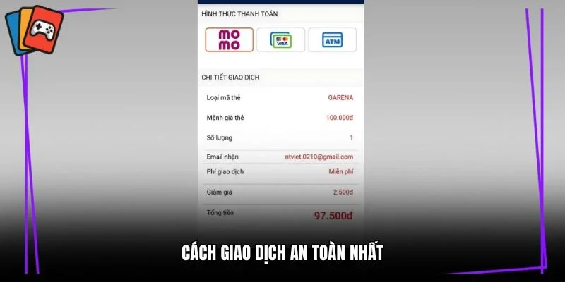 Cách giao dịch an toàn nhất