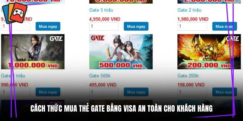 mua thẻ gate bằng visa