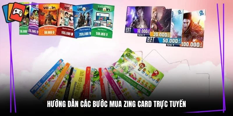 Hướng dẫn các bước mua Zing Card trực tuyến