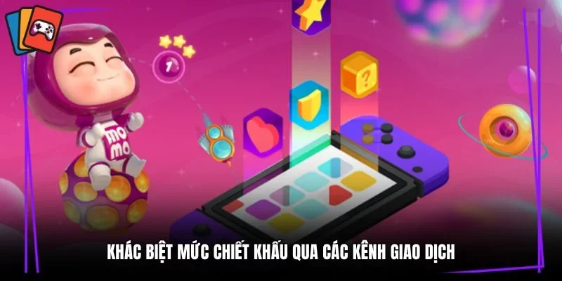 Khác biệt mức chiết khấu qua các kênh giao dịch