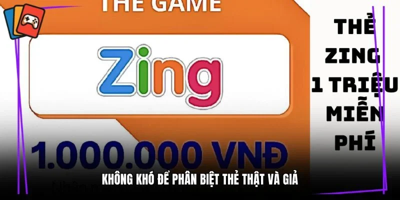 Không khó để phân biệt thẻ thật và giả