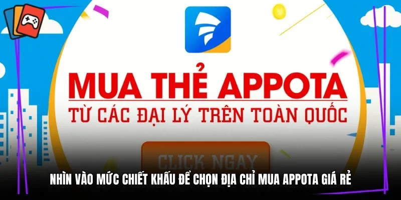 Nhìn vào mức chiết khấu để chọn địa chỉ mua Appota giá rẻ