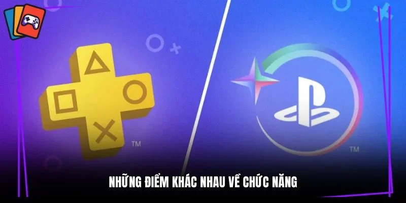 Những điểm khác nhau về chức năng