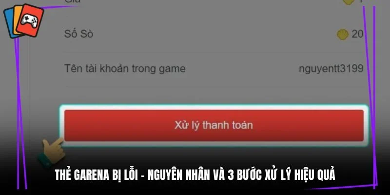 Thẻ Garena Bị Lỗi
