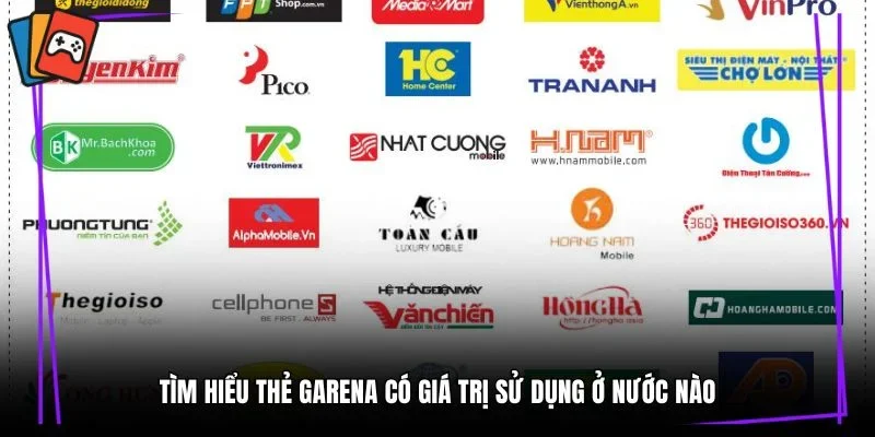thẻ garena có giá trị sử dụng ở nước nào